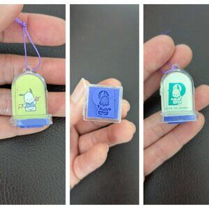 Vintage 1989 1994 Sanrio Pochacco mini stamp charm